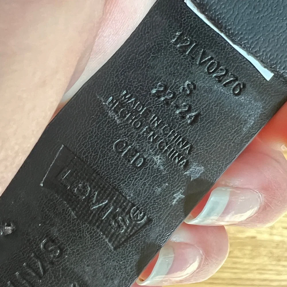 Boys Levi Small Black Belt
